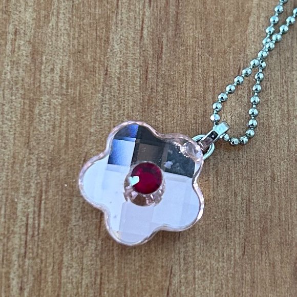 Swarovski Crystal Flower Pendant - Picture 5 of 5